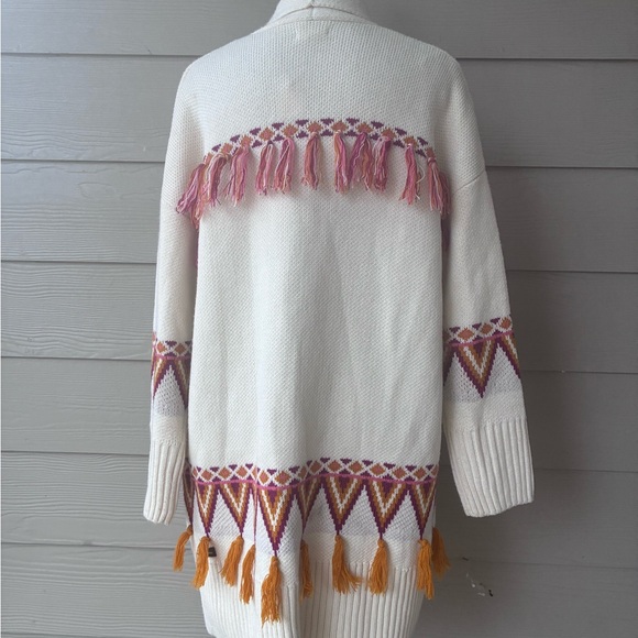 Matilda Jane Women's Gingersnap Open Cream Cardigan, Size S - Picture 6 of 9